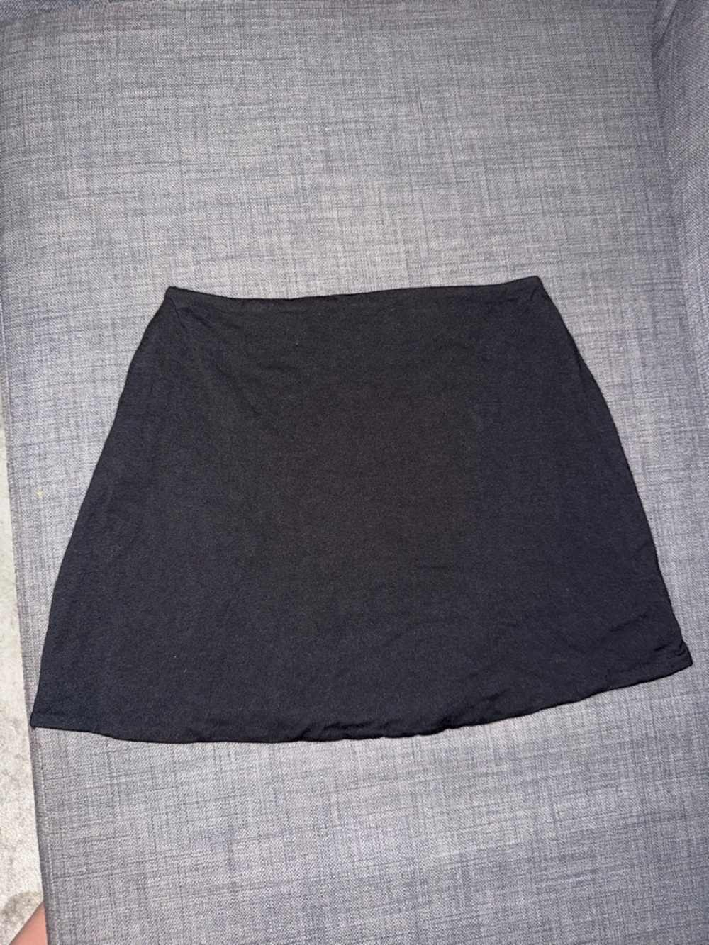 Oh Polly Tula mini skirt with split in black - Picture 8 of 9